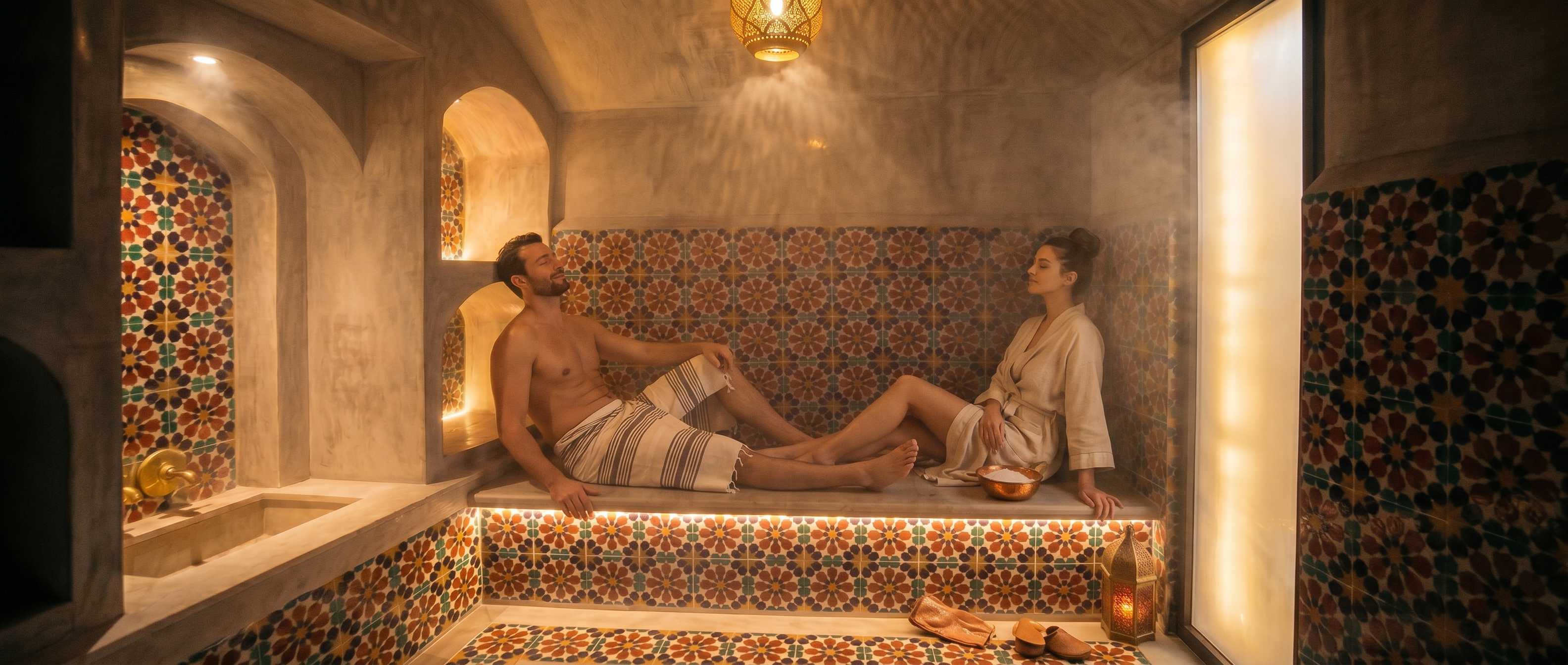 Lounge soir Palais Freedom après hammam